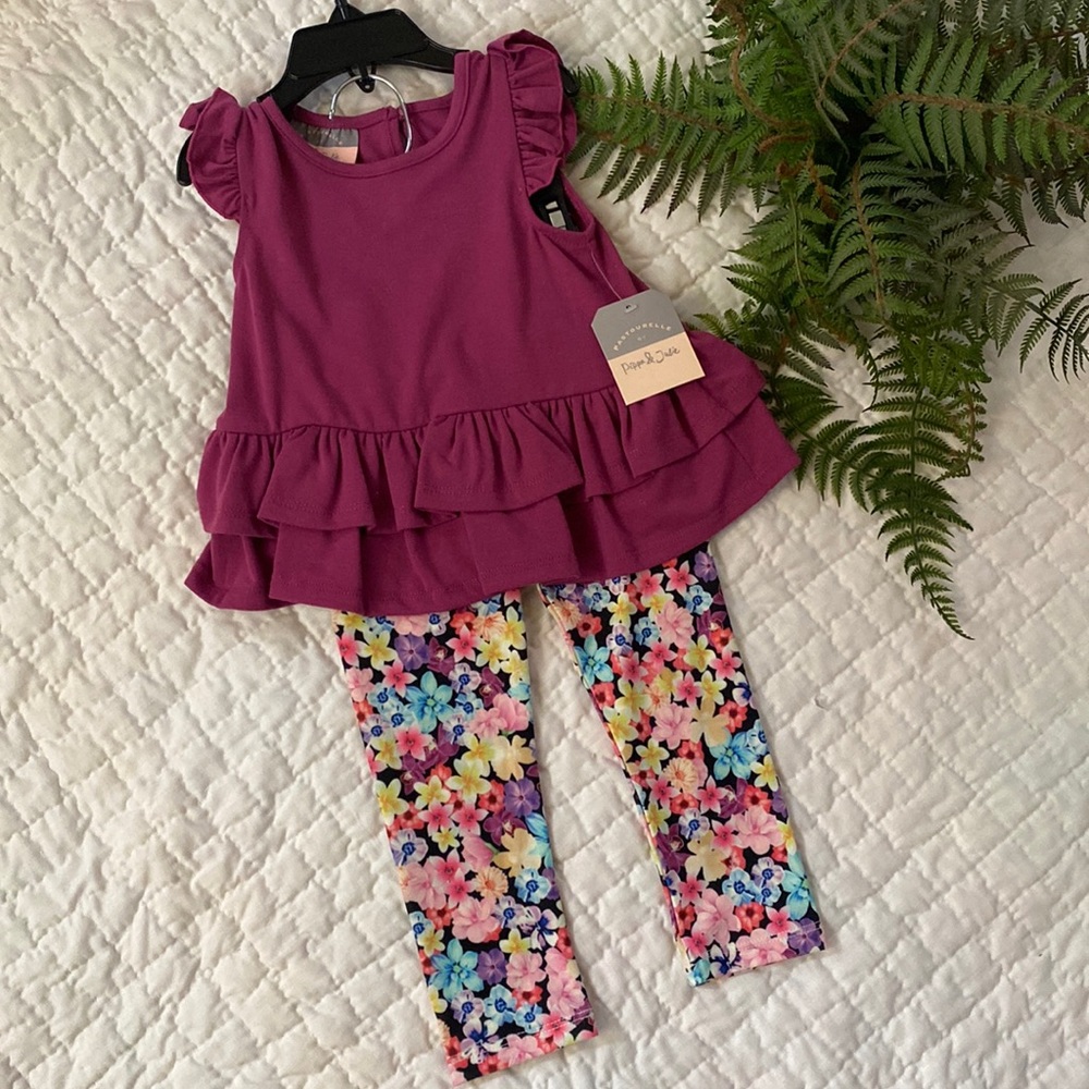 NWT Girls Pastourelle Matching Set